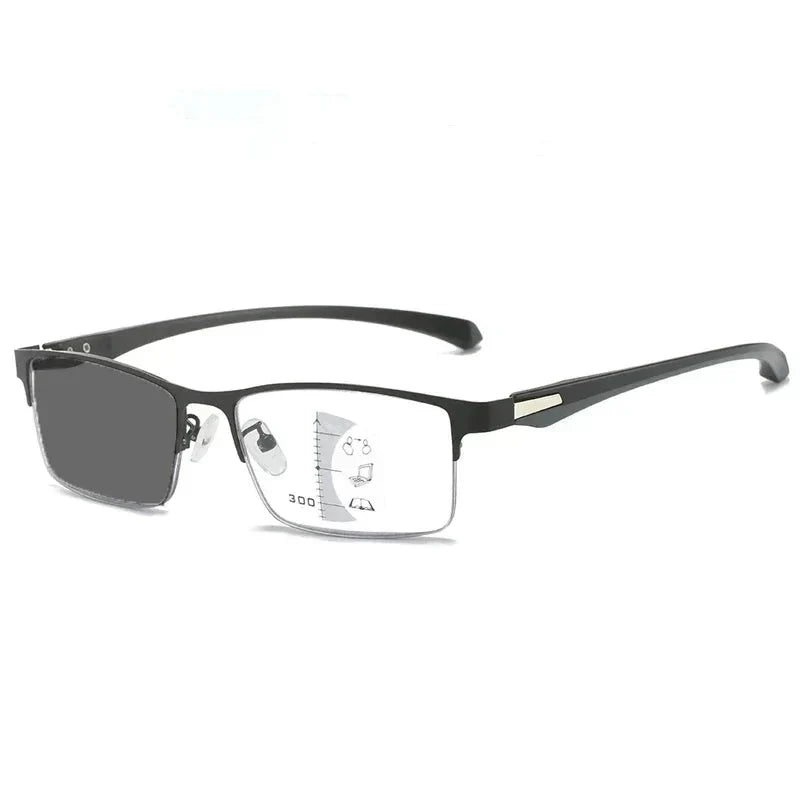 Gafas rectangulares con montura media delgada