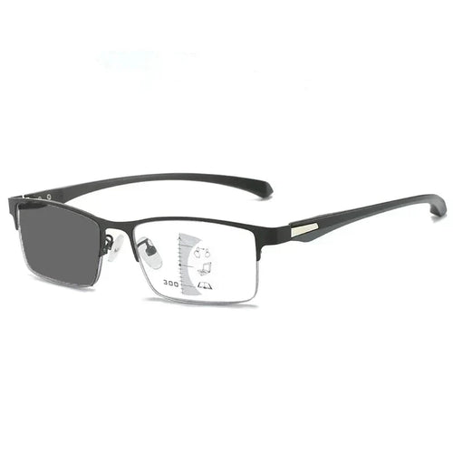 Gafas rectangulares con montura media delgada