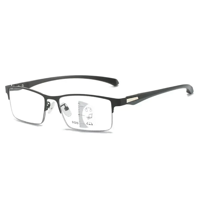 Gafas rectangulares con montura media delgada
